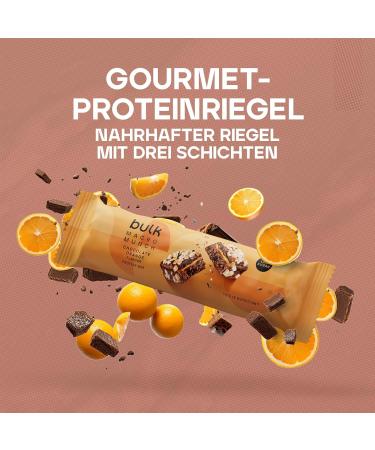 Bulk Macro Munch Protein Bar - Chocolate Orange Flavor 62g - Box of 12 Bars - International Shipping Available - Buy Online on GoSupps.com