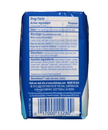 Dial Antibacterial Bar Soap - Spring Water | 4 oz & 24 oz (Pack of 12) | Best International Shipping - Buy Online on GoSupps.com