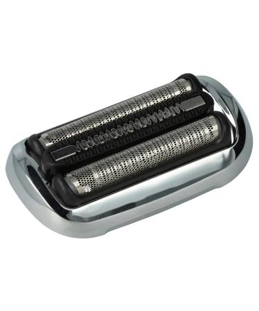 vhbw Shaving head (1x shaving foil 1x shaving blade) compatible with Braun 70-N7200cc 70-S1000s shaver - combo pack black silver white