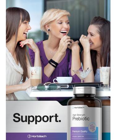 Horb ach Prebiotic for Men and Women | 120 Powder Pills | High Strength & Premium Quality Supplement | Non-GMO & Gluten Free Quick Release Capsules - Buy Online on GoSupps.com