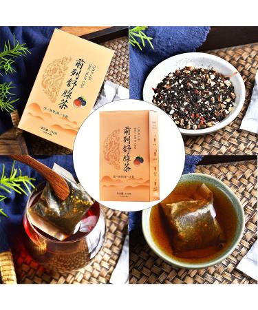 150g Prostasan Herbal Tea 30 Individual Bagged Filter Tea Bags Careful Grinding Clean and Hygienic Helps Improve Urinary Function Portable Prostate Tea for Male - Buy Online on GoSupps.com