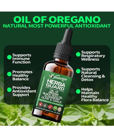 Organic Oregano Oil Drops Alcohol-Free Liquid Herbal Supplement with Vitamin D3 K2 Zinc & Herbal Blend Plant-Based Immune & Antioxidant Support Vegan Non-GMO 2 fl oz - Buy Online on GoSupps.com