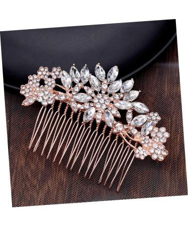 DOITOOL 1pc Bridal Hair Combs Rhinestone Comb Rhinestone Haircombs for Women Wedding Hair Bridal Side Combs Bridal Headpiece Comb Rhinestone Headpiece Accessories Bride Alloy - Buy Online on GoSupps.com