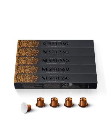 Nespresso Nespresso Original Bundle of 50 Livanto Coffee Capsules Intensity 6 For Espresso (5 packs of 10)