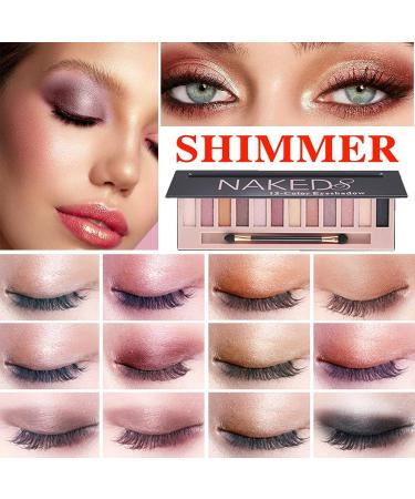 BKPPLZP 12 Colors Nude Eyeshadow Palette - Matte & Shimmer Natural Pigments for Long-Lasting, Waterproof Smokey Eye Look - Professional Beauty Makeup Kit - Buy Online on GoSupps.com