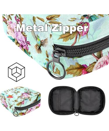 Watercolor Roses Menstrual Cup Pouch for Girls & Women - Large Storage Bag for Sanitary Products - Multicoloured - Buy Online on GoSupps.com