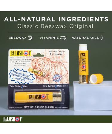 BALMSHOT Lip Balm 4 Pack (Classic) - Buy Online on GoSupps.com