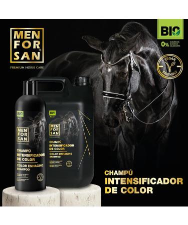 MENFORSAN Color-Intensifying Shampoo for Horses 5L | Enhances Natural Color | Organic - Vegan Friendly - 100% Natural | Premium Horse Care - Buy Online on GoSupps.com