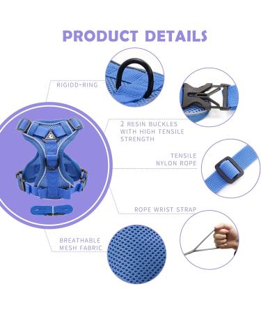 Shop Tikxlafe Adjustable Cat Dishes with 150cm Leash - Perfect for Kittens | Blue L Polyester Cat Linen Set - Buy Online on GoSupps.com