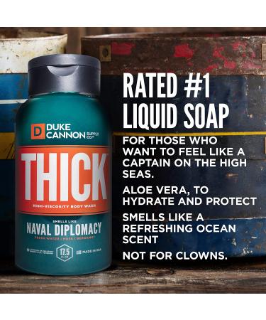 Duke Cannon Bourbon Body Wash for Men - 17.5 Fl Oz Thick High-Viscosity (3 Pack) - Buy Online on GoSupps.com