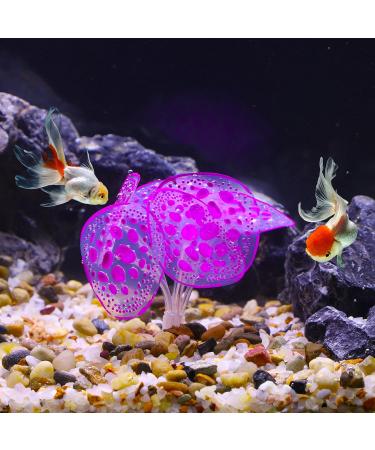 Buy VOCOSTE Silicone Glowing Aquarium Simulation Coral - Purple Violet with Suction Cup for International Shipping - Buy Online on GoSupps.com