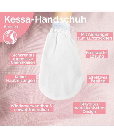 Fatima's Garden Kessa Glove - Natural Deep Cleaning & Dead Skin Removal - Moroccan Spa Scrubber (2 Black Gloves) for Hammam Bathroom & Shower Peeling - Buy Online on GoSupps.com