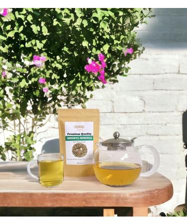 CENVEL Mindful Moringa Is a Mix Of Moringa Strawberry Leaves Orange Pieces Cinnamon Dandelion Leaves Safflower Petals | Great Source Of Brain-Enriching Nutrients (100g) - Buy Online on GoSupps.com