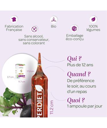 SUPERDIET - PURE ORGANIC BLACK RADIS JUICE - Cold pressed - Hauts-de-France manufacture - Phytotherapy - 20 ampoules of 10 ml - Buy Online on GoSupps.com