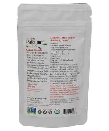 Organic Garam Masala Seasoning 2oz - Salt-Free Blend for Quick Indian Cooking | The Spice Hut - Buy Online on GoSupps.com