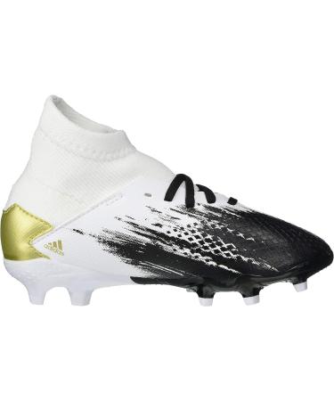 adidas 20.3 FG Soccer Shoe 5.5 Little Kid - White/Gold/Black - Buy Online on GoSupps.com