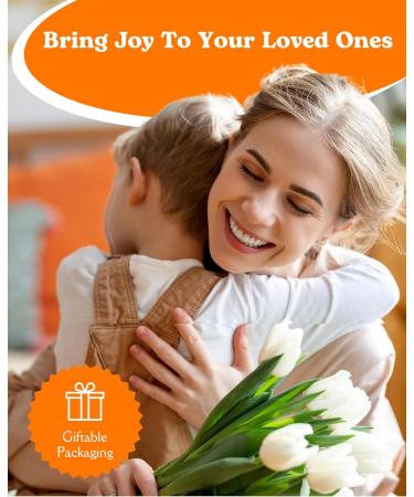 Fall Gifts: Happy Orange Candle - Luxury Scented Soy Candle with Bergamot & Rosewood for Women | Non-Toxic Christmas Candles - Buy Online on GoSupps.com