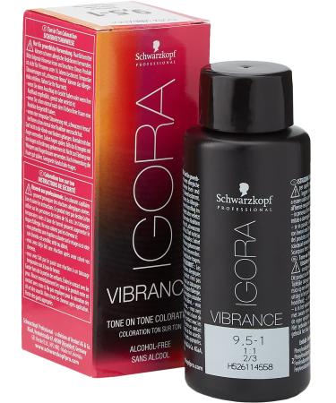 Schwarzkopf Igora Vibrance 9 5-1 Platinum Blonde Cendr 9.5-1 Platinum Blonde Cendr 60 ml (1 pack)