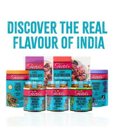 Geeta Premium Mango Chutney 320g | Pack of 6 | Authentic Indian Taste - International Shipping Available - Buy Online on GoSupps.com