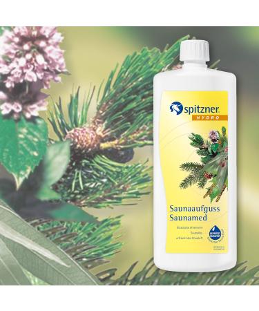 Sauna Infusion 'Saunamed' 1000 ml by Spitzner - Enhance Your Sauna Experience Worldwide - Buy Online on GoSupps.com