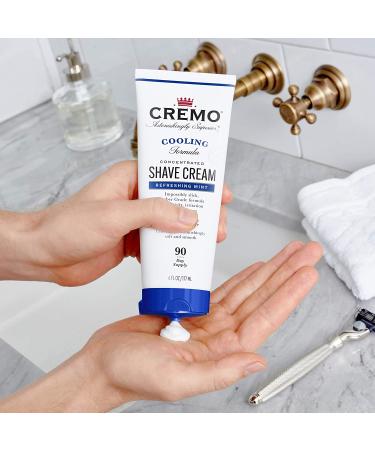Cremo Concentrated Shave Cream - Refreshing Mint 6 oz | Smooth Shaving Experience - Buy Online on GoSupps.com