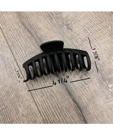MEKEN 4-Pack Flexible & Durable Matte Colored Claw Hair Clips for Women - Large Jaw Clip for Thick or Thin Hair - Bonus 20 Black Hairpins - Buy Online on GoSupps.com