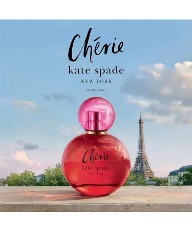 kate spade new york Cherie Eau De Parfum - Long Lasting Fragrance with notes of Raspberry Sweet Pea and Jasmine - Sweet & Musky 0.33 Fl Oz (Pack of 1) - Buy Online on GoSupps.com