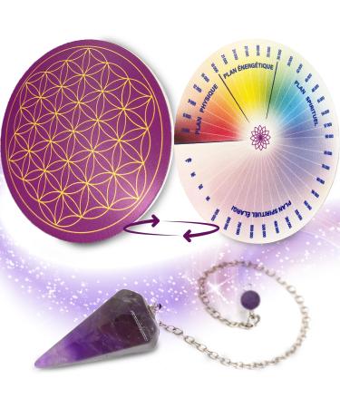 Bovis Ladder & Flower of Life PVC + Divination Pendulum