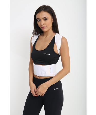 Posture Corrector Magnetic Deluxe with Adjustable Straps - Large White - Buy Online on GoSupps.com