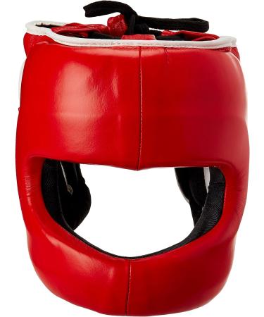 Ringside Deluxe Face Saver Boxing Headgear - Large-X-Large - Red - Buy Online on GoSupps.com