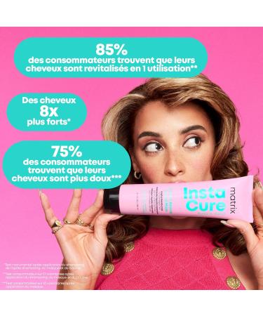 MATRIX Bond-Strengthening Revitalizing Mask Damaged Hair Repairs & Strengthens Hair Fiber Citric Acid & Squalane Instacure Build-A-Bond 250 ml - Buy Online on GoSupps.com