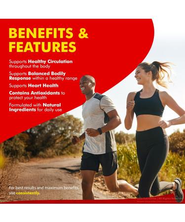 (3 Pack) Premium Glyco Original Formula with a Clean Premium Blend to Support Healthy Circulation Natural Energy & Balanced Levels | Just 2 Easy-to-Swallow Pills Daily (180 Capsules) - Buy Online on GoSupps.com