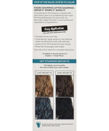 L'Oreal Paris Colorista Teal Semi-Permanent Hair Color for Brunettes - Vibrant & Long-Lasting - Buy Online on GoSupps.com