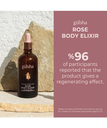 g lsha Rose Body Elixir Luxurious Rose Body Oil 100 ml / 3.38 Fl Oz Deep Moisturizing Firming & Nourishing with Vitamins A D E & Omegas Jojoba Oil Baobab Oil - Buy Online on GoSupps.com