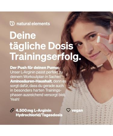 L-Arginine 365 Vegan Capsules | 4500mg Plant-Based L-Arginine HCL | High-Dose 3750mg | Made in Germany | International Shipping - Buy Online on GoSupps.com