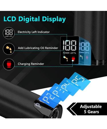 Professional Men's Hair Trimmer Set Wireless Hair Trimmer and Beard Trimmer Kit Hair Trimmer with 5 Speed Levels Men's Hair Cutting Sets with LCD Screen and T-Blade - Buy Online on GoSupps.com