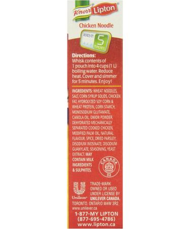 Lipton Dry Soup Mix for Quick Delicious Classic Noodle Soup Chicken Noodle Low Fat and No Artificial Flavours 166 g Pack of 24 1 count (Pack of 24) - Buy Online on GoSupps.com