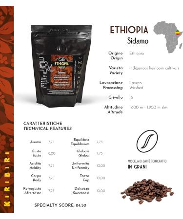 KIRIBIRI Single Origin Specialty Coffee 100% Arabica Beans - Pack of 4 x 250g Artisan Roasted - Origins: Colombia Costa Rica Organic Peru Ethiopia - Buy Online on GoSupps.com