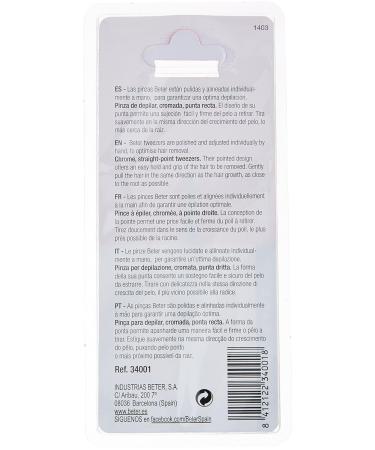 Pinza Depilar 34001 - Premium Hair Removal Tweezers for Perfect Precision | Shop Internationally - Buy Online on GoSupps.com