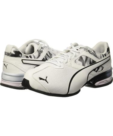 PUMA Men's Tazon 6 Sneaker - Cyclone White/Black | Lightweight & Stylish - Buy Online on GoSupps.com