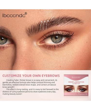 Kit Professionnel de Permanente et de Teinture Sourcils Stratification et Teinture Sourcils pour un Usage Domestique Facile S r Look Personnalisable pour Effets Naturels ou Dramatiques  - Buy Online on GoSupps.com