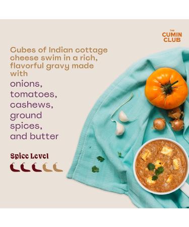 Indian Paneer Butter Masala: Ready-to-Eat Vegetarian Curry by The Cumin Club - Pack of 5 - Buy Online on GoSupps.com