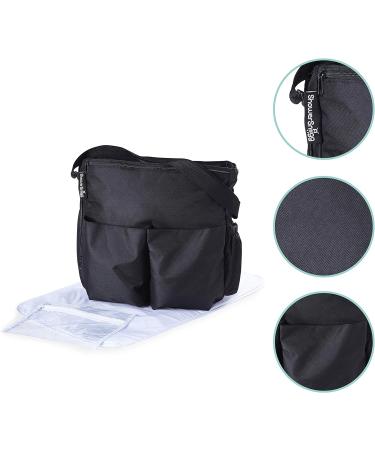 Clair de Lune Salisbury Changing Bag - Black | Stylish and Practical - Buy Online on GoSupps.com