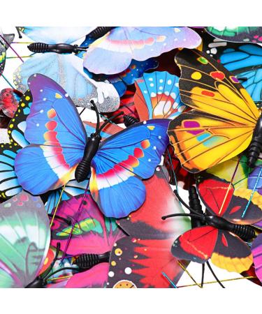 WINOMO 108pcs Luminous Bicycle Wheel Spoke Beads with 30pcs Butterflies Clips and 6pcs Dragonflies Clips - Buy Online on GoSupps.com