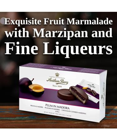 Buy Anthon Berg Fruit in Marzipan Plum in Madeira - 220g | Premium International Shipping - Buy Online on GoSupps.com