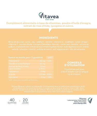 Vitavea - Gummies Solaire Bronz'Intense + K ratine Biotine - Compl ment alimentaire Soin cheveux et ongles et Bronzage - Double action : Beaut de cheveux et Pr pare Active Prolonge le bronzage - Buy Online on GoSupps.com