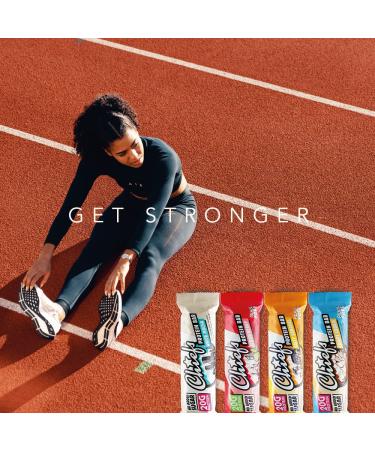 Chiefs Protein Bar - 20g Protein Low Sugar 209kcal | Salty Caramel Trio Pack (3 x 55g) - High Protein Snack - Buy Online on GoSupps.com