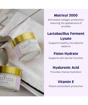Firming Night Cream with Matrixyl 3000 & Hyaluronic Acid | Hydrate & Reduce Fine Lines for Radiant Skin - Buy Online on GoSupps.com