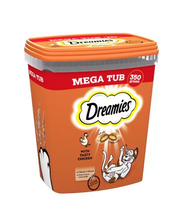 Dreamies Cat Treats Chicken 350g (pack of 2)