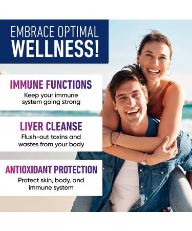 Liposomal Glutathione Supplement 1750MG - Antioxidant Complex with Vitamin C for Liver Detox & Immune Support - 120 Caps - Buy Online Internationally - Buy Online on GoSupps.com